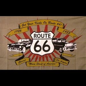 3 x 5 Route 66 outdoor yard flag